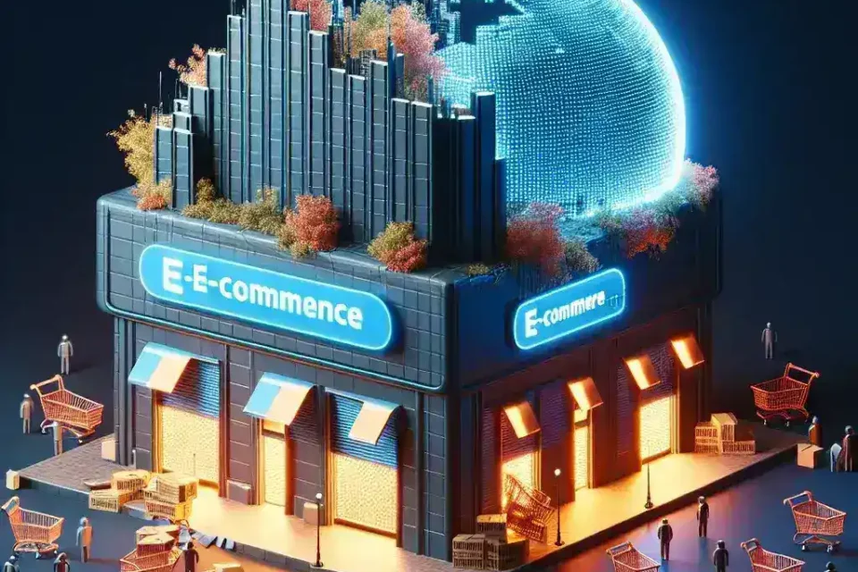 "OpenStore logo displayed prominently as a symbolic representation of the e-commerce aggregator industry, highlighting its shutdown and the implications for the future of online retail."