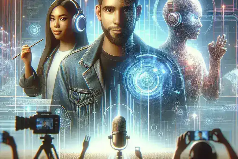 "AI-powered VTuber showcasing vibrant digital avatar in livestream, highlighting the rise of multimillion-dollar creators in the virtual entertainment industry."